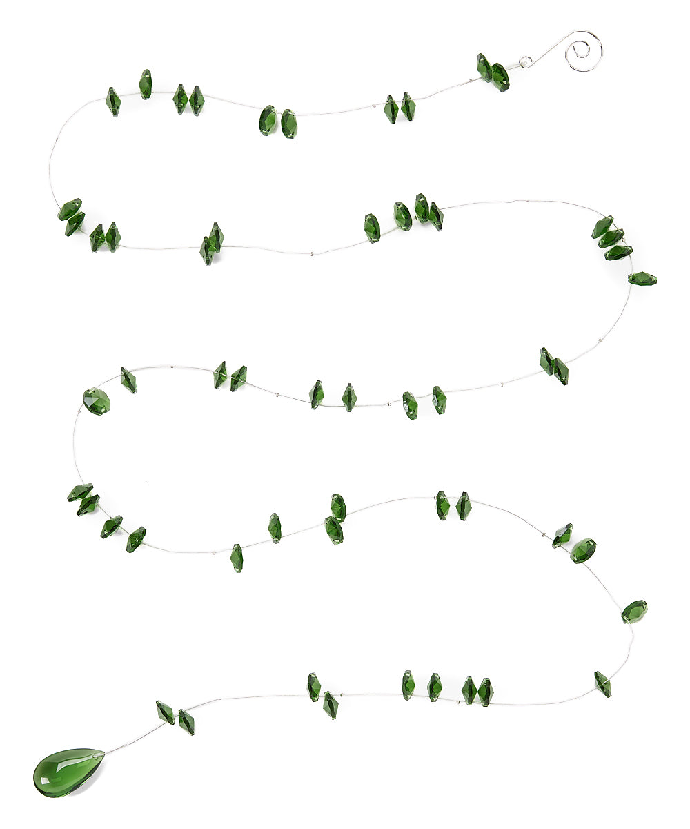 Crystal Astro Garland Green 60"
