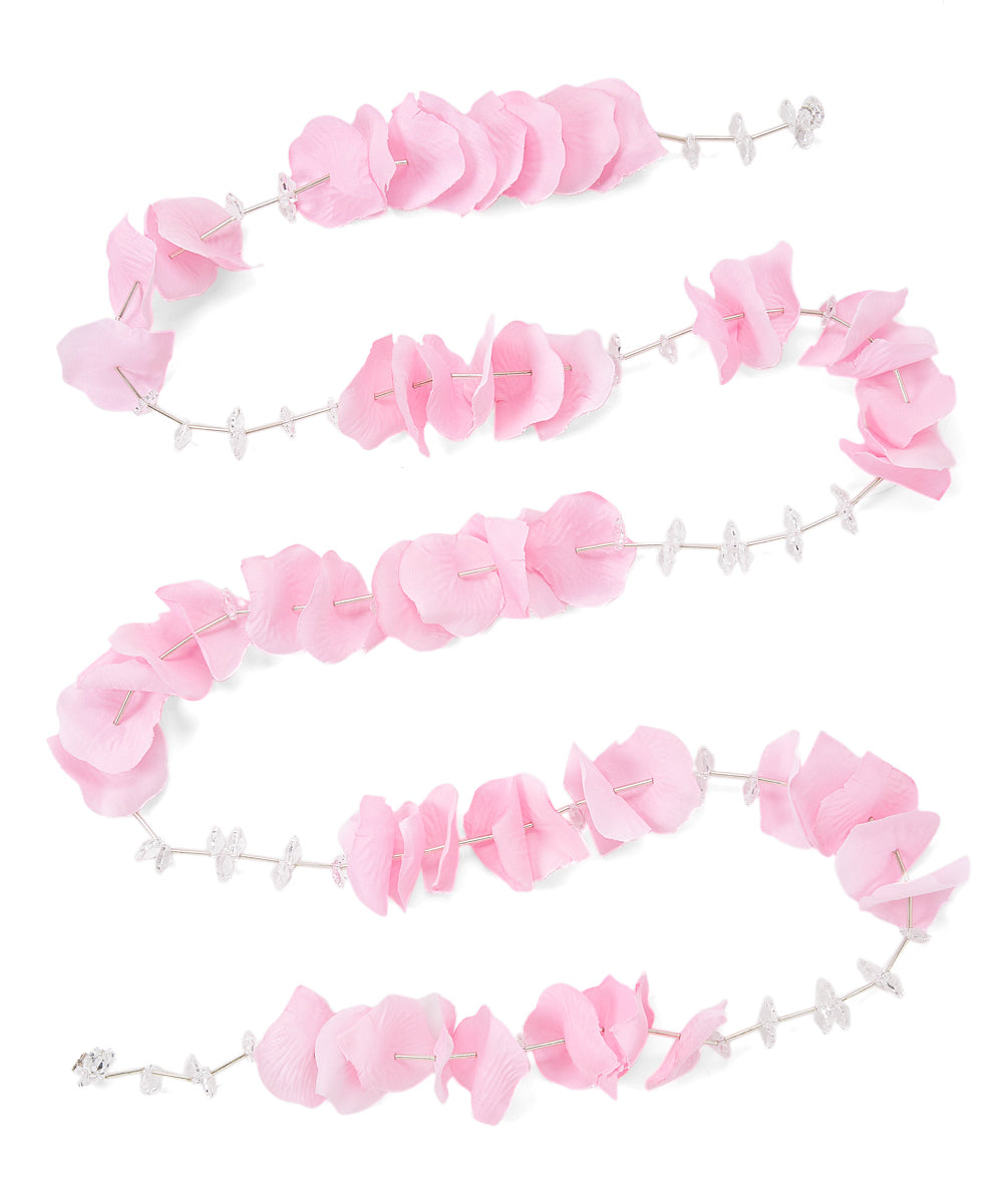Petal Crystal Garland 72" Pink