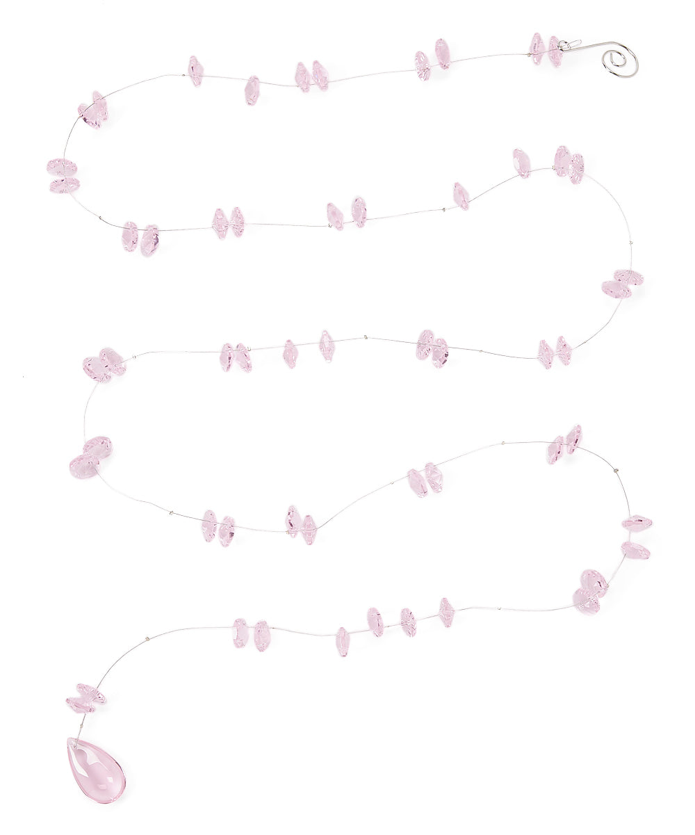 Crystal Astro Garland Pink 60"