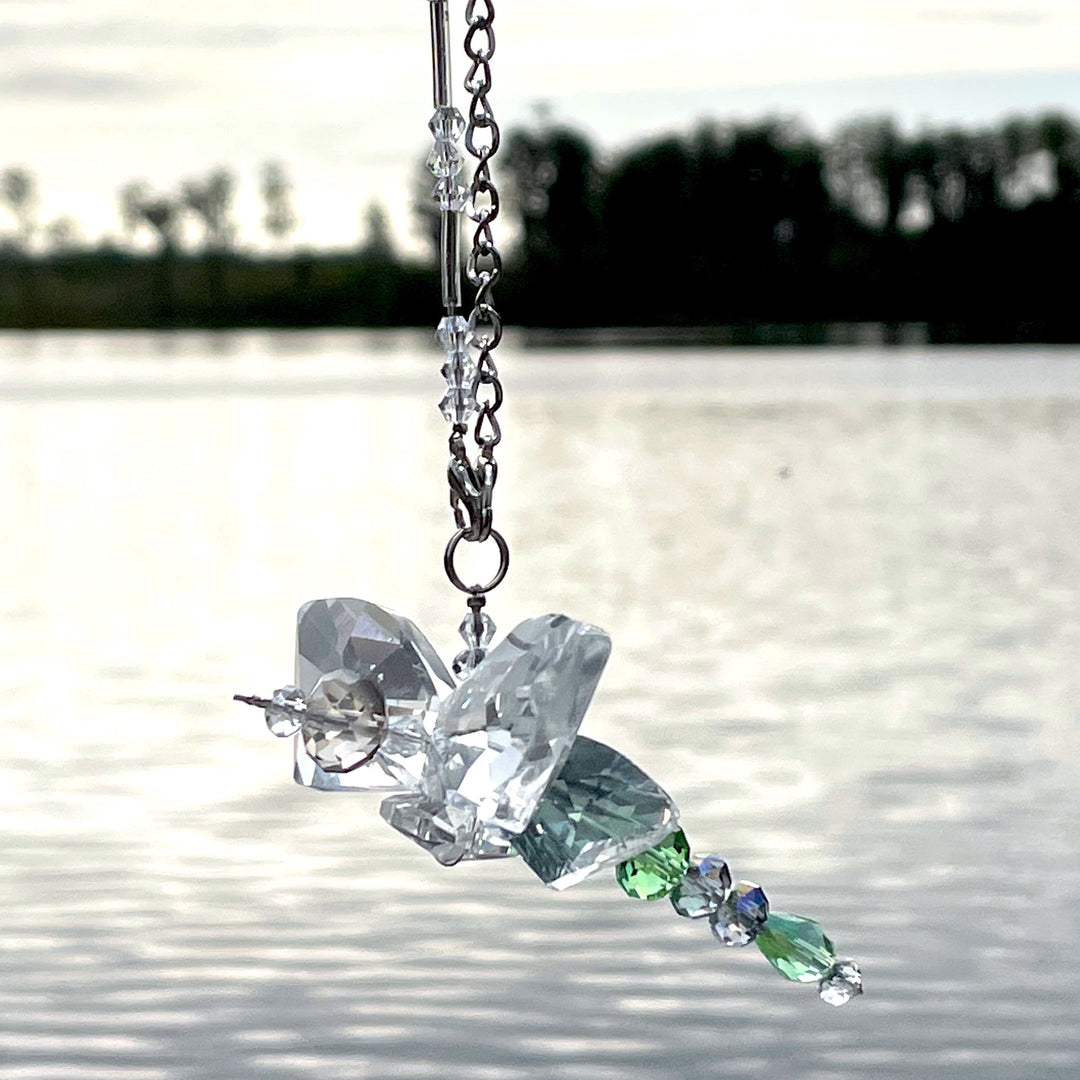 Crystal Dragonfly Green