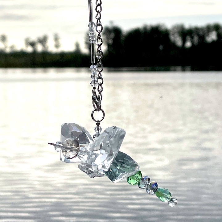 Crystal Dragonfly Green