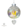Yellow Fairy Plastic Ornament with Magnetic Crystal 3"x7"