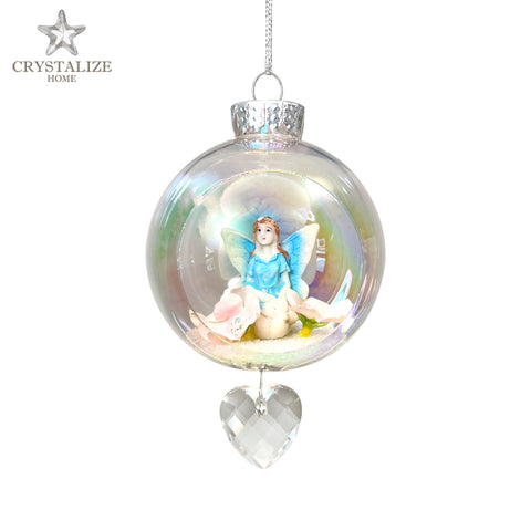 Blue Fairy Plastic Ornament with Magnetic Crystal 3