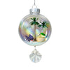 Shark & Turtle Plastic Ornament with Magnetic Crystal 3"x7"