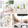 Crystal Pink Flower, Crystal Decor Christmas Wedding Decorations