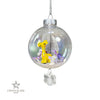 Baby Giraffe Plastic Ornament with Magnetic Crystal 3"x7"