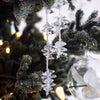Crystal Icicle 7", Christmas Decorations with Hanging Crystals, Christmas Decor, Crystal Decor and Wedding Decorations, Wedding Decor, Icicle Christmas Ornament, Crystal Ornament