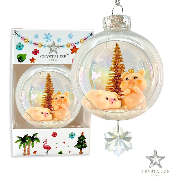 Pig Ornaments- 3 pc