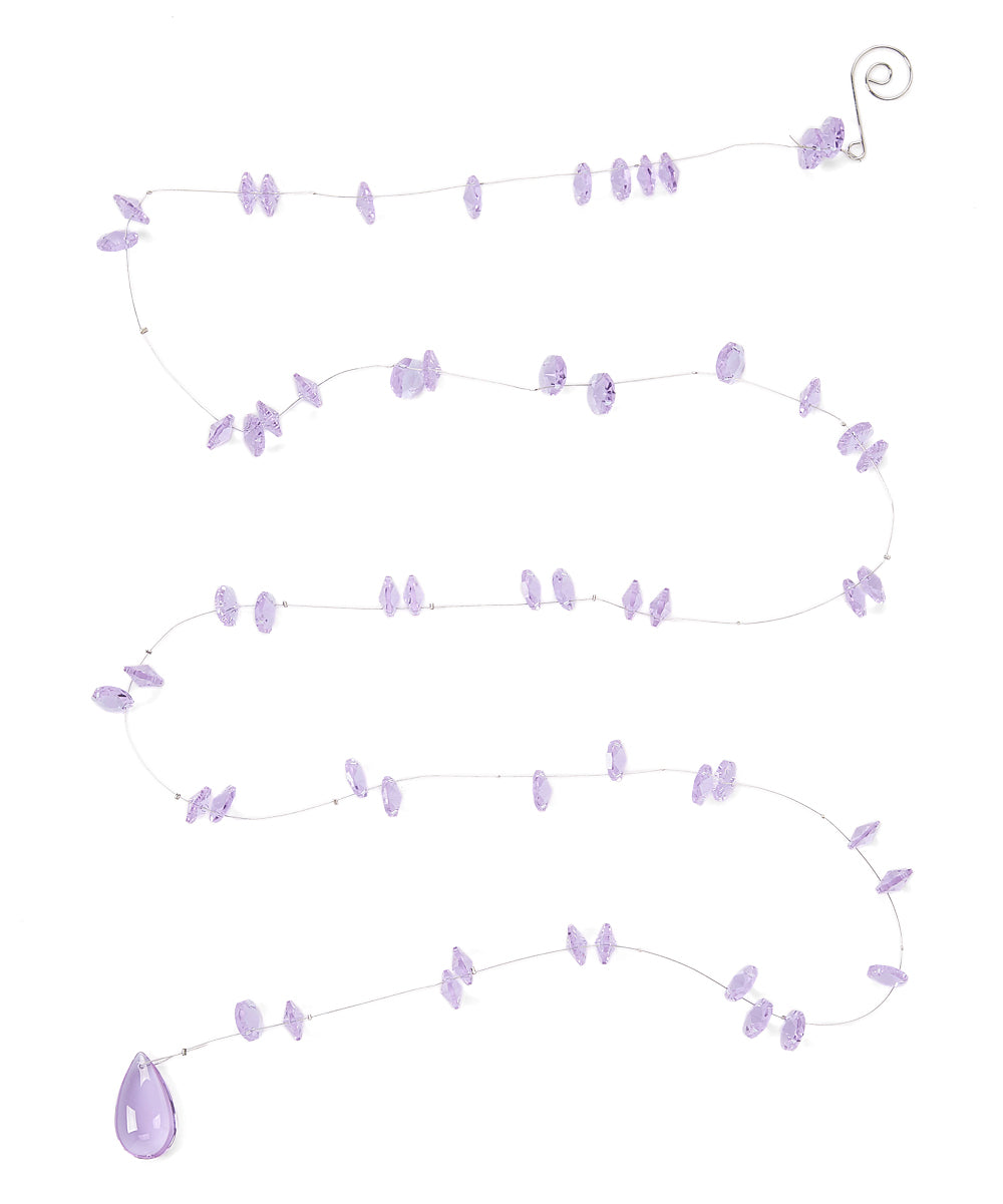 Crystal Astro Garland Purple 60"
