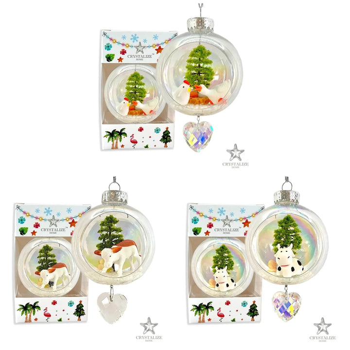 Country Ornaments- 3 pc