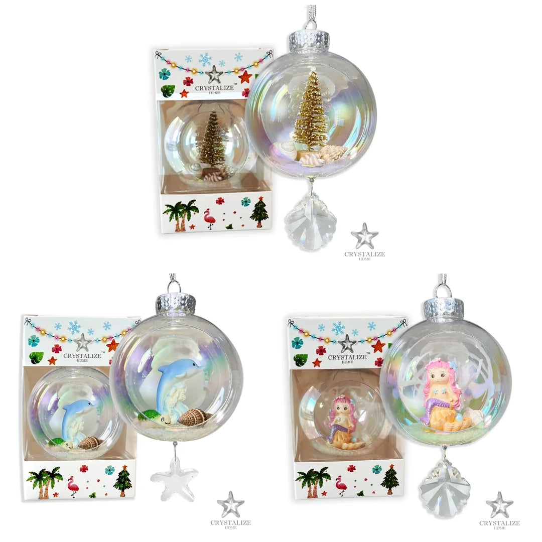 Coastal Ornaments- 3 pc