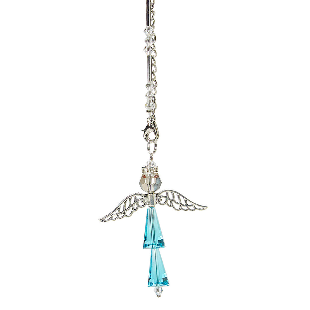 Crystal Guardian Angel:  Birthstone March Aquamarine