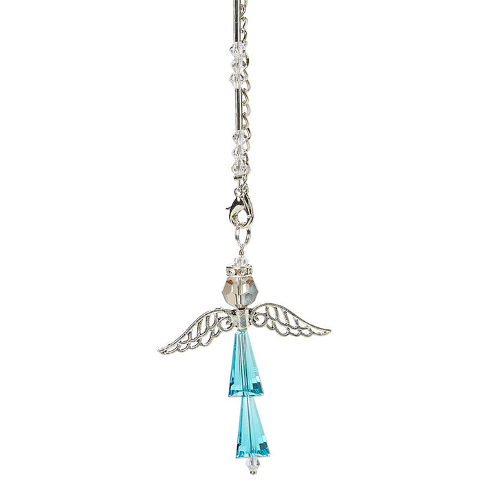 Crystal Guardian Angel:  Birthstone March Aquamarine