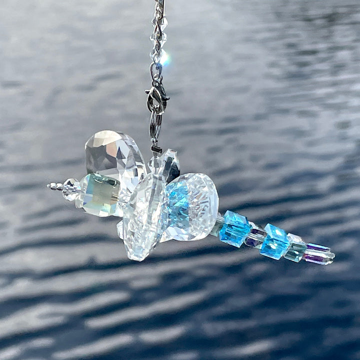 Crystal Dragonfly Blue
