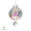 Purple Fairy Plastic Ornament with Magnetic Crystal 3"x7"