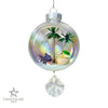 Shark & Turtle Plastic Ornament with Magnetic Crystal 3"x7"