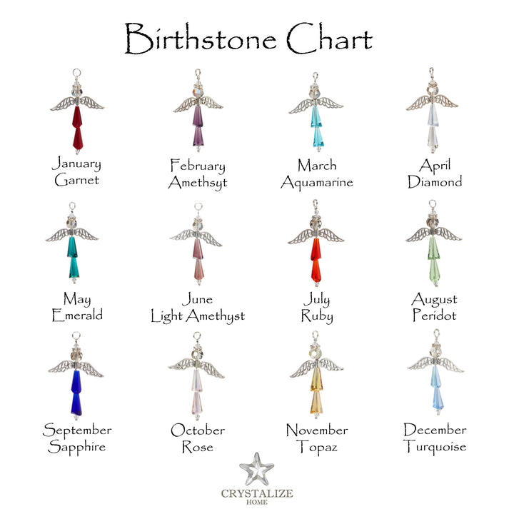 Crystal Guardian Angel:  June Light Amethyst