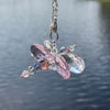 Crystal Dragonfly Pink Petite, Car Charm, Sun Catcher