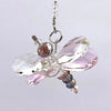 Crystal Dragonfly Pink Petite, Car Charm, Sun Catcher