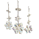 Crystal Iridescent Flower, Crystal Decor Christmas Wedding Decorations