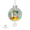 Duckies Plastic Ornament with Magnetic Crystal 3"x7"