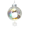 White Owl Plastic Ornament with Magnetic Crystal 3" x 7"