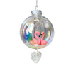 Flamingo Love Plastic Ornament with Magnetic Crystal 3"x7"