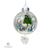 Elephant Love Plastic Ornament with Magnetic Crystal 3"x7"