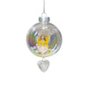 Yellow Fairy Plastic Ornament with Magnetic Crystal 3"x7"