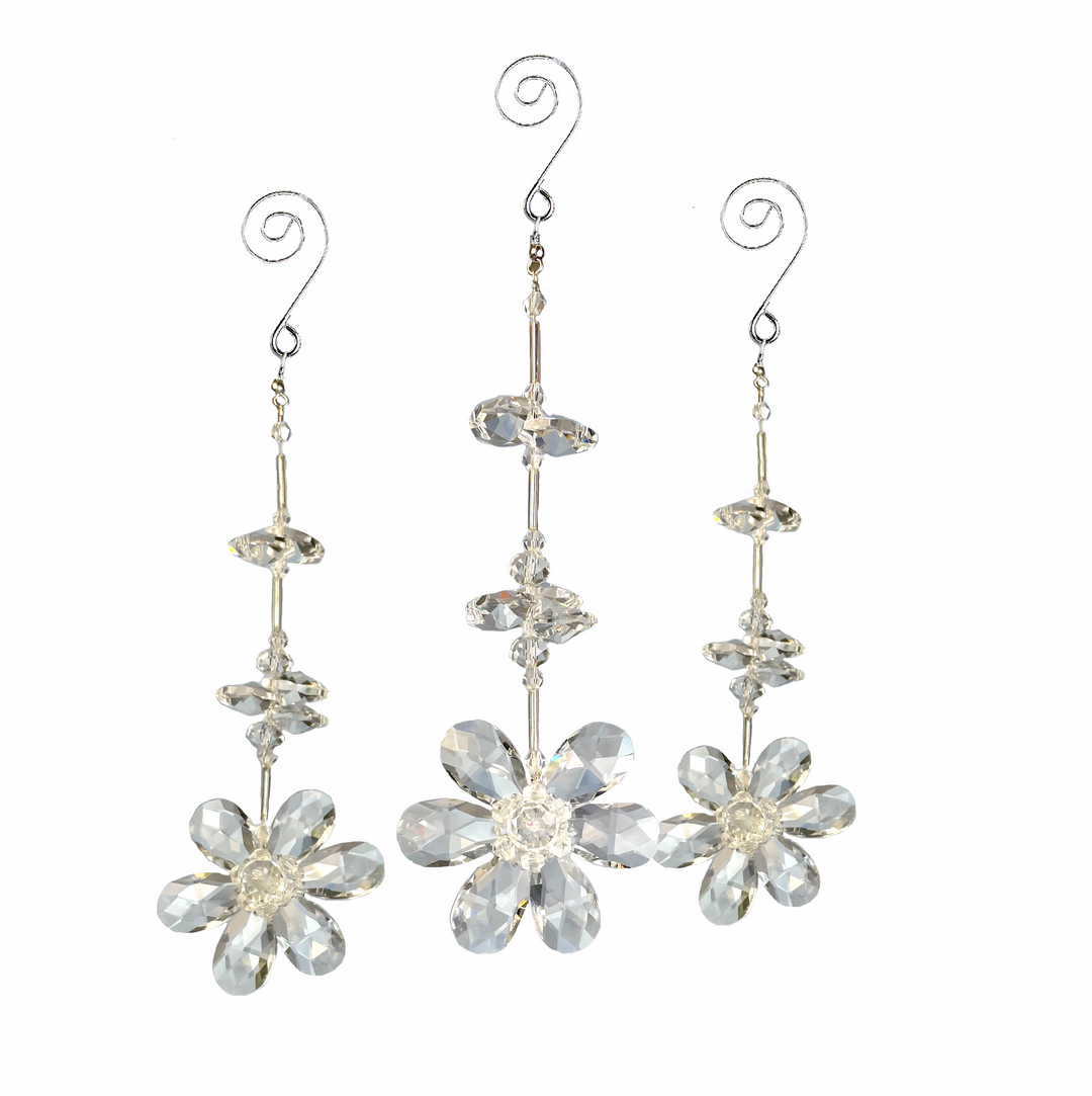 Crystal Clear Flower, Crystal Decor Christmas Wedding Decorations