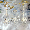 Crystal Clear Flower, Crystal Decor Christmas Wedding Decorations