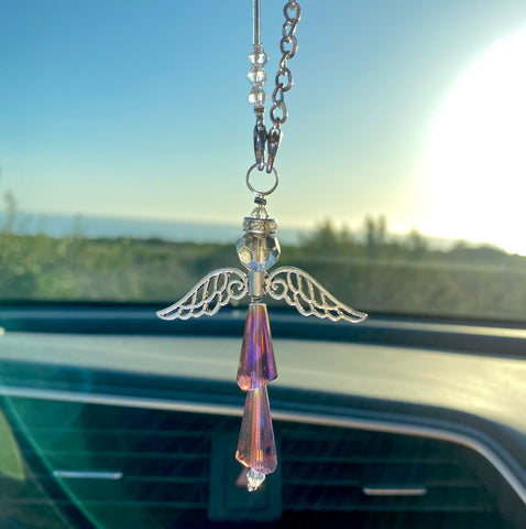 Crystal Guardian Angel:  June Light Amethyst, For Protection and Healing