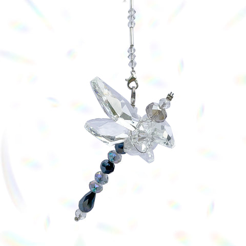 Crystal Dragonfly Black