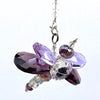 Crystal Dragonfly Purple Petite, Car Charm, Sun Catcher