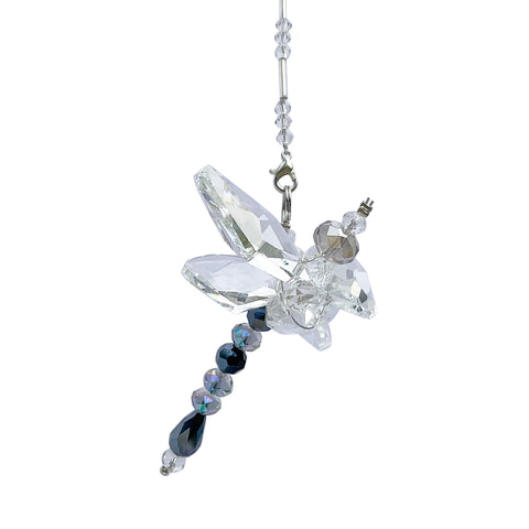 Crystal Dragonfly Navy Blue