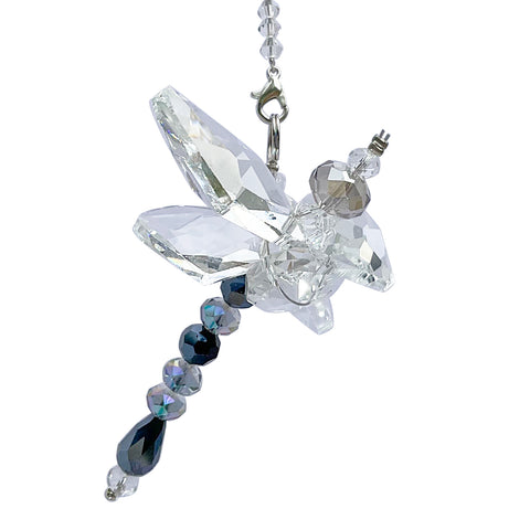 Crystal Dragonfly Navy Blue