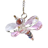 Crystal Dragonfly Pink Petite, Car Charm, Sun Catcher