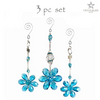 Crystal Blue Flower, Crystal Decor Christmas Wedding Decorations