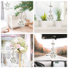 Crystal Iridescent Flower, Crystal Decor Christmas Wedding Decorations