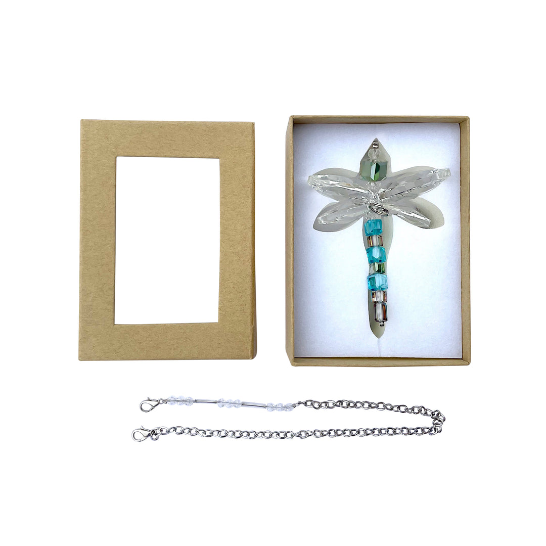 Crystal Dragonfly Blue