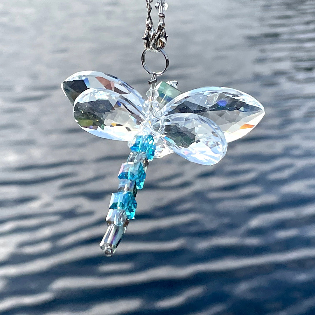 Crystal Dragonfly Blue