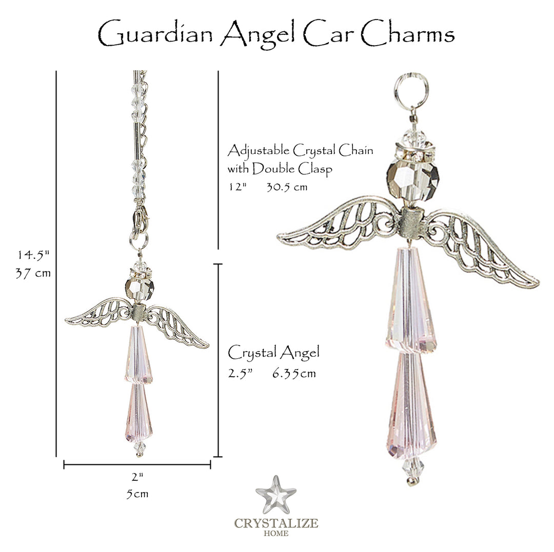 Crystal Guardian Angel:  June Light Amethyst