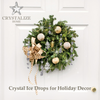 Crystal Icicle 7", Christmas Decorations with Hanging Crystals, Christmas Decor, Crystal Decor and Wedding Decorations, Wedding Decor, Icicle Christmas Ornament, Crystal Ornament