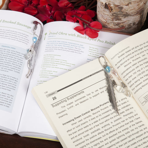 Mermaid Bookmark with Crystal Tassel