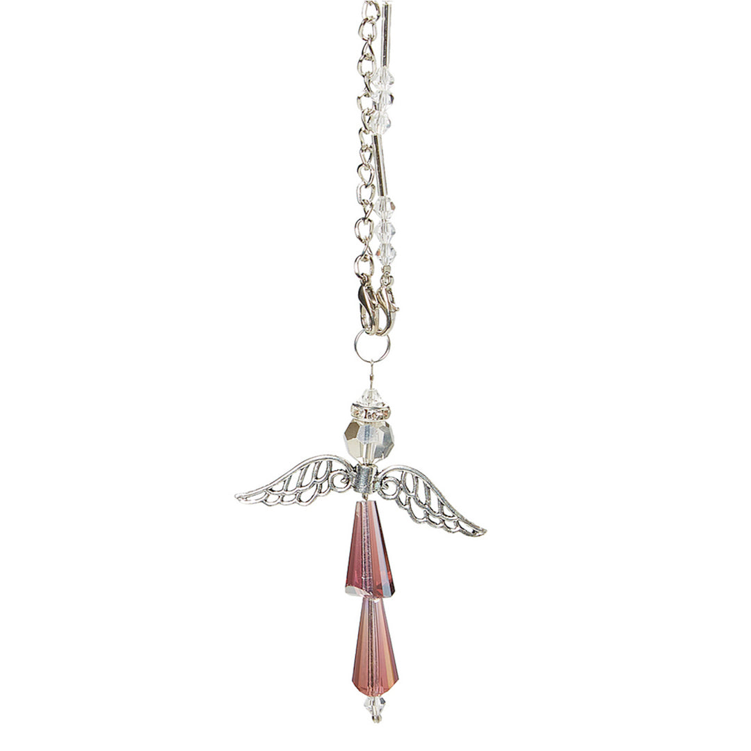 Crystal Guardian Angel:  June Light Amethyst