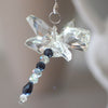 Crystal Dragonfly Navy Blue