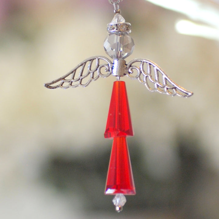 Crystal Guardian Angel:  Birthstone January Garnet
