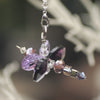 Crystal Dragonfly Purple Petite, Car Charm, Sun Catcher