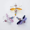 Crystal Dragonfly Clear Petite, Car Charm, Sun Catcher
