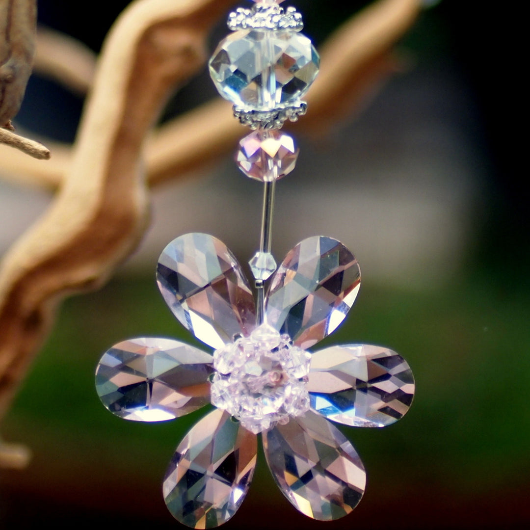 Crystal Pink Flower, Crystal Decor Christmas Wedding Decorations